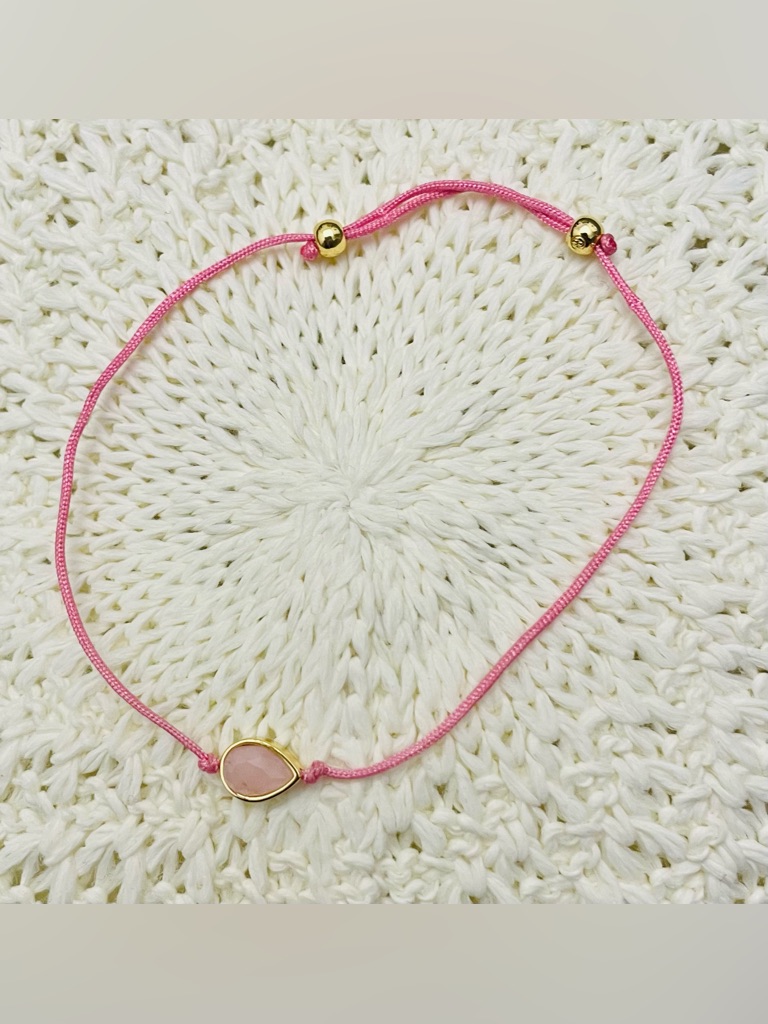 Gorjana Power Gemstone Rose Quartz Pink Bracelet 20$